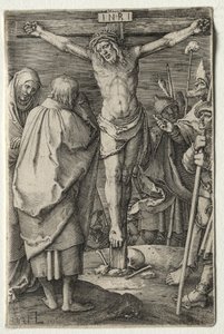 A Paixão: A Crucificação, 1521. de Lucas van Leyden