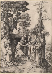 A ressurreição de Lázaro de Lucas van Leyden