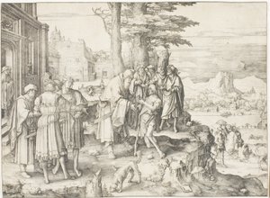 O Retorno do Filho Pródigo de Lucas van Leyden