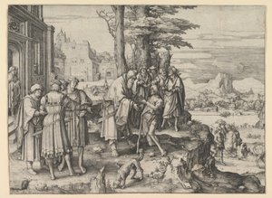 O Retorno do Filho Pródigo, ca. 1510 de Lucas van Leyden