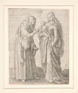 A Virgem com o Menino e Santa Ana de Lucas van Leyden