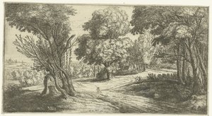 Paisagem florestal de Lucas van Uden