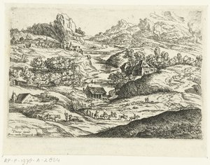 Paisagem com cavaleiros
Pequenas paisagens depois de Ticiano (título da série)