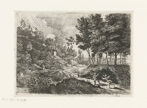 Paisagem com dois putti
Paisagem com um rapaz e uma mulher com um jarro
Cinco paisagens (título da série) de Lucas van Uden