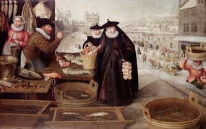 Inverno, 1595 de Lucas van Valckenborch