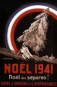 Cartaz para o Natal dos prisioneiros, França