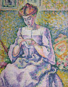 Mulher Crochê, 1908 de Lucie Cousturier