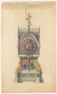 Design para Relógio Esmaltado, ca. 1882. de Lucien Falize