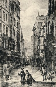 "Rue Galande", 1915 de Lucien Gautier