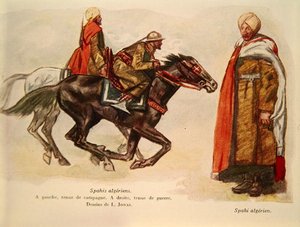 Spahis argelinos durante a Primeira Guerra Mundial 1