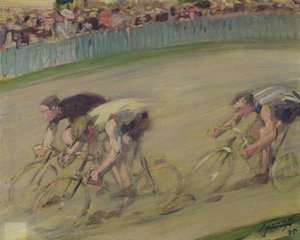 A Corrida do Ciclo (óleo sobre tela)