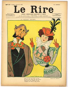 Capa de "Le Rire", Sátira Colorida de Lucien Metivet