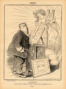 La Baionnette, Satirical B&W de Lucien Metivet