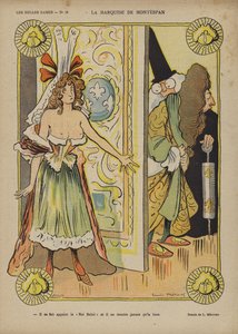 A marquesa De Montespan, ilustração para Le Rire