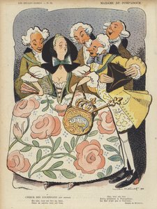 Madame De Pompadour, ilustração para o riso