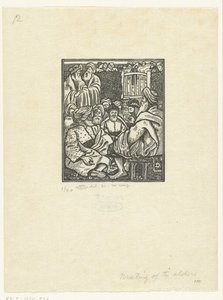 Encontro de Boaz com os dez anciãos de Lucien Pissarro