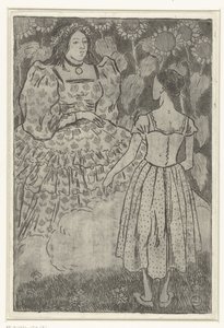 Fada Aparece para Cinderela de Lucien Pissarro