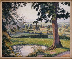 Gunville Pond de Lucien Pissarro