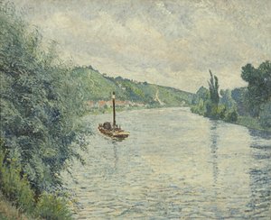 A Barcaça de Lucien Pissarro