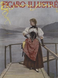 Na Suíça (na Suíça). Capa do Ilustre Figaro, julho de 1893
