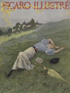 Primavera (Primavera). Capa do Ilustre Figaro, maio de 1896