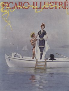 Uma Água Cheia no Mar. Capa do Ilustre Figaro, agosto de 1894