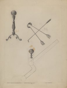 Conjunto Andiron e Lareira de Ludmilla Calderon