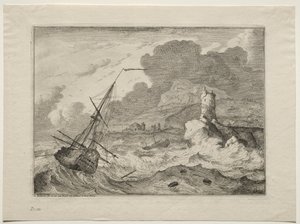 Tempestade no Mar de Ludolf Backhuysen