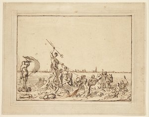 Alegoria de Amsterdã como cidade irmã de Ludolf Bakhuizen
