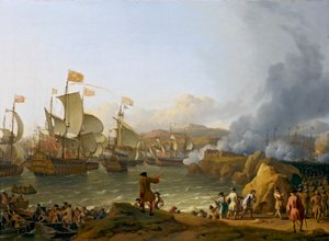 A Batalha da Baía de Vigo de Ludolf Bakhuizen