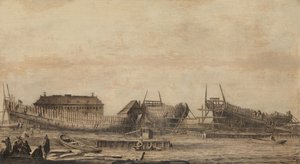 O Estaleiro do Almirantado de Amesterdão de Ludolf Bakhuysen