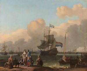 O Y em Amsterdã, com a Fragata 