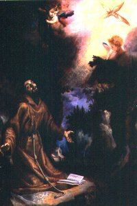 São Francisco recebendo os estigmas