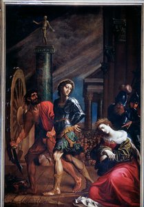 Martyrdoms of st george and st Catherine of Alexandria (Pintura