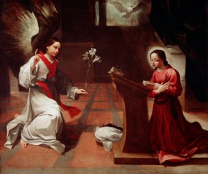 A Pintura de Anunciação de Lodovico Carracci (Ludovic Carrache