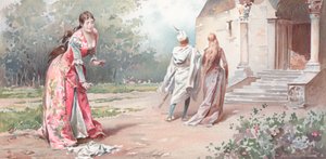 Ilustração para Othello de Shakespeare (chromolitho)