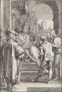Cristo perante Pilatos
A Paixão (título da série) de Ludovicus Siceram