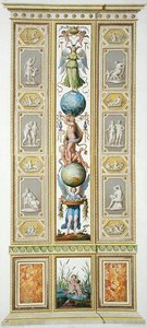 Painel do Raphael Loggia no Vaticano, da "Delle Loggie di Rafaele nel Vaticano", gravado por Giovanni Volpato (1735-1803) de Ludovicus Tesio (after) Taurinensis