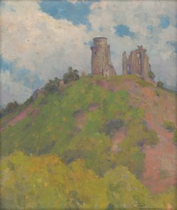 Ruínas do Castelo de Slanec de Ludovit Cordak
