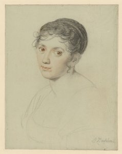 Cabeça feminina, retrato de busto