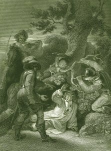 Duque de Monmouth levado após a batalha de Sedgemoor de Ludwig Deutsch