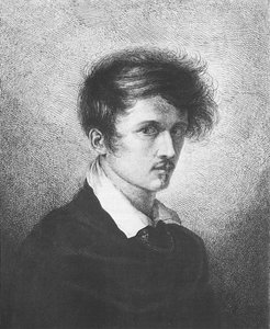 Auto-retrato, 1813 de Ludwig Emil Grimm