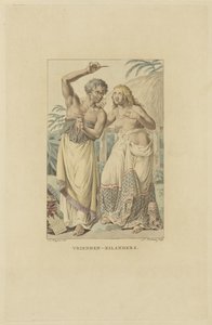 Residentes das Ilhas Amigas (Arquipélago de Tonga)
Amigos das Ilhas (título sobre o objecto) de Ludwig Gottlieb Portman