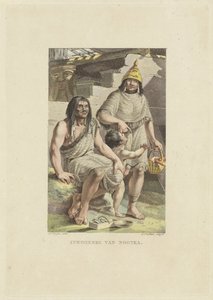 Habitantes da ilha de Nootka
Habitantes de Nootka (título sobre o objecto) de Ludwig Gottlieb Portman