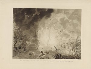 Desastre de Leiden, 1807
O salto do navio com pólvora em Leijden, em 12 de Janeiro de 1807 (título sobre o objecto)