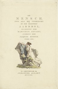 Mulher junto a uma rocha
Página de título para: M. Stuart, Man, como aparece no conhecido globo, 1803 de Ludwig Gottlieb Portman