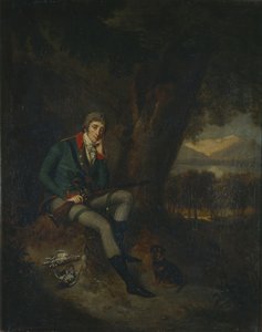 Retrato do Conde Nikita Petrovich Panin 1770-1837 em Vestido de Caça