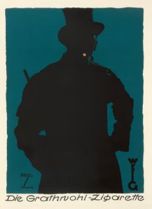 O cigarro Grathwohl de Ludwig Hohlwein