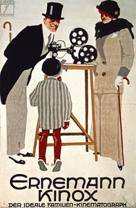 Ernemann Kinox, Der Ideal Familien Kinematograph (O Cine-Câmera Ideal da Família), Alemanha de Ludwig Hohlwein