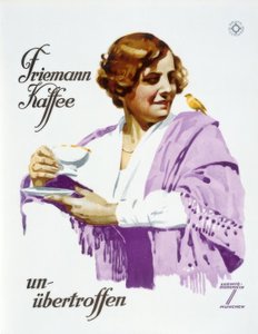 Café Friemann - insuperável de Ludwig Hohlwein